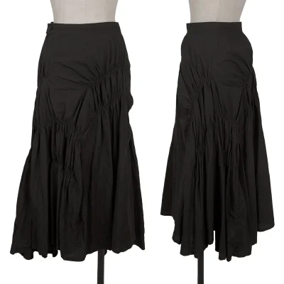 Y's Cotton Gathered Skirt