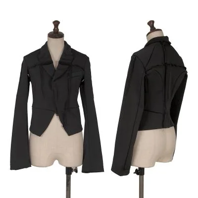 COMME des GARCONS Polyester Tab Design Spencer Jacket