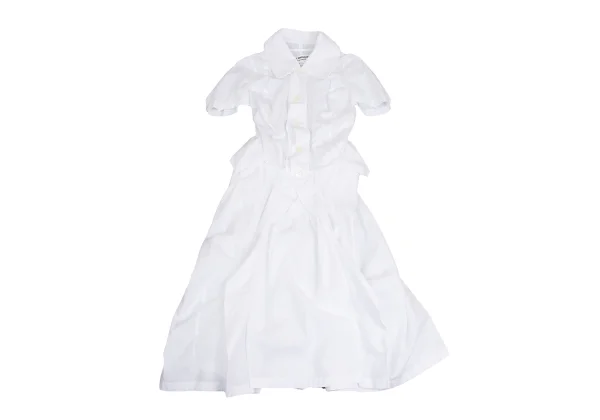 JUNYA WATANABE COMME des GARCONS Cotton Switching Flare Shirt Dress K-158034_002