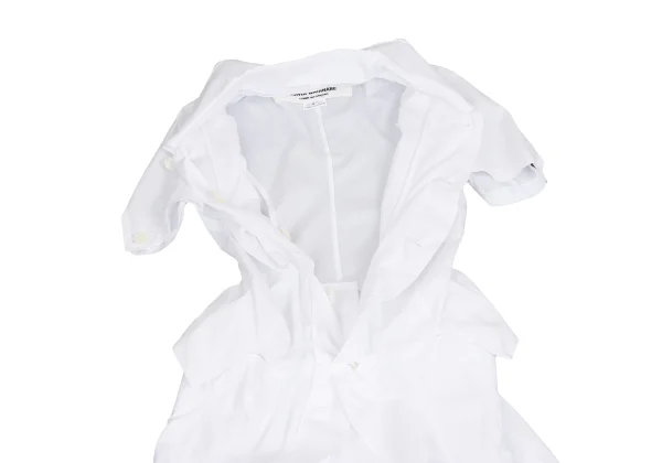 JUNYA WATANABE COMME des GARCONS Cotton Switching Flare Shirt Dress K-158034_011