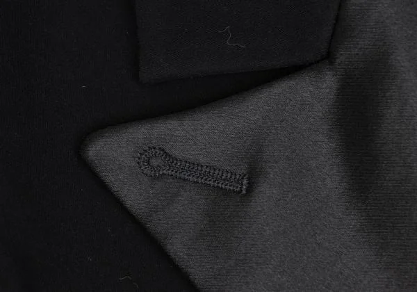 ヴィクター＆ロルフVIKTOR&ROLF 襟シルク切替ダブルブレストジャケット 黒38 K-158040_004