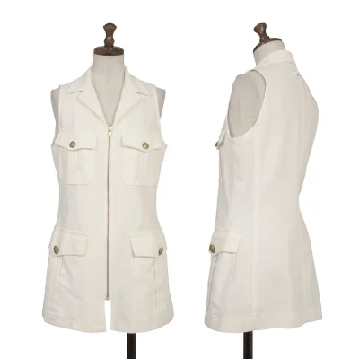 Jean Paul GAULTIER CLASSIQUE Cotton Flap Pocket Design Vest