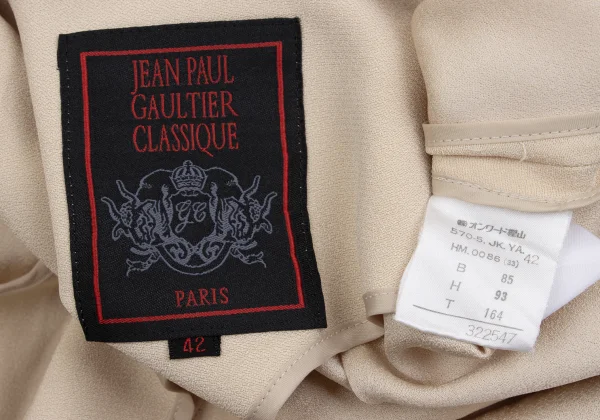 Jean Paul GAULTIER CLASSIQUE Tuck Design Zip Jacket K-158114_018
