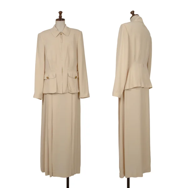 Jean Paul GAULTIER CLASSIQUE Tuck Design Long Skirt K-158115_014