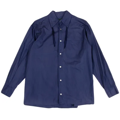 JUNIOR GAULTIER Cotton Draw code Collar Shirt