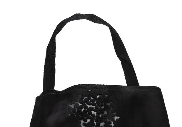ヨウジヤマモト ファムYohji Yamamoto FEMME レーヨンシルクオパール加工ワンピース 黒2 K-158150_004