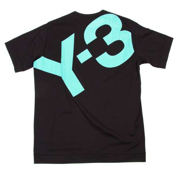 【正規品】 ワイスリーY-3 DCブランド古着 | 黒M バックビッグロゴTシャツ トップス