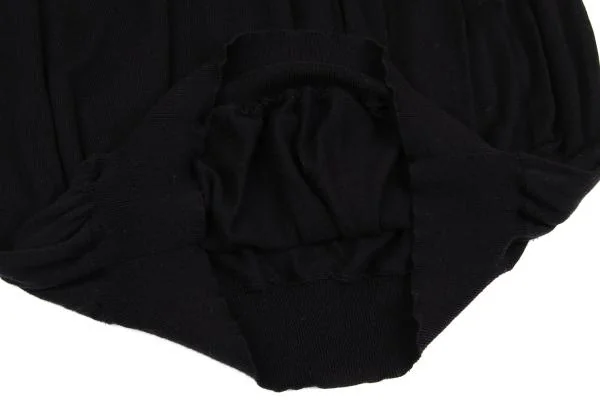 ヴィヴィアンタムVIVIENNETAM コットン混レース編み替えニットブラウス 黒0 K-158323_013