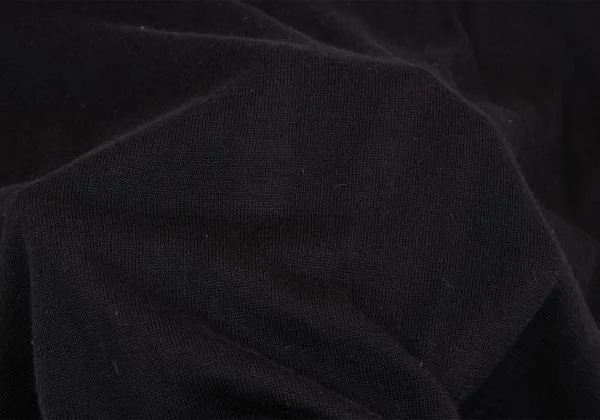 ヴィヴィアンタムVIVIENNETAM コットン混レース編み替えニットブラウス 黒0 K-158323_015