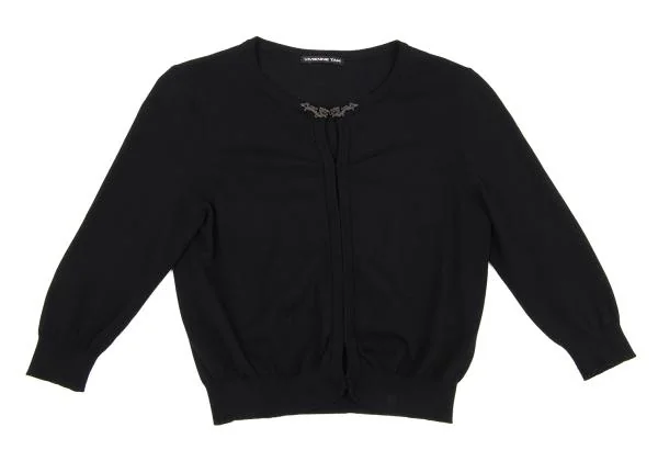 ヴィヴィアンタムVIVIENNETAM ドラゴンホックデザインカーディガン 黒0 K-158325_002