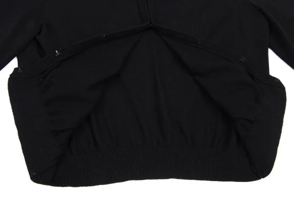ヴィヴィアンタムVIVIENNETAM ドラゴンホックデザインカーディガン 黒0 K-158325_012