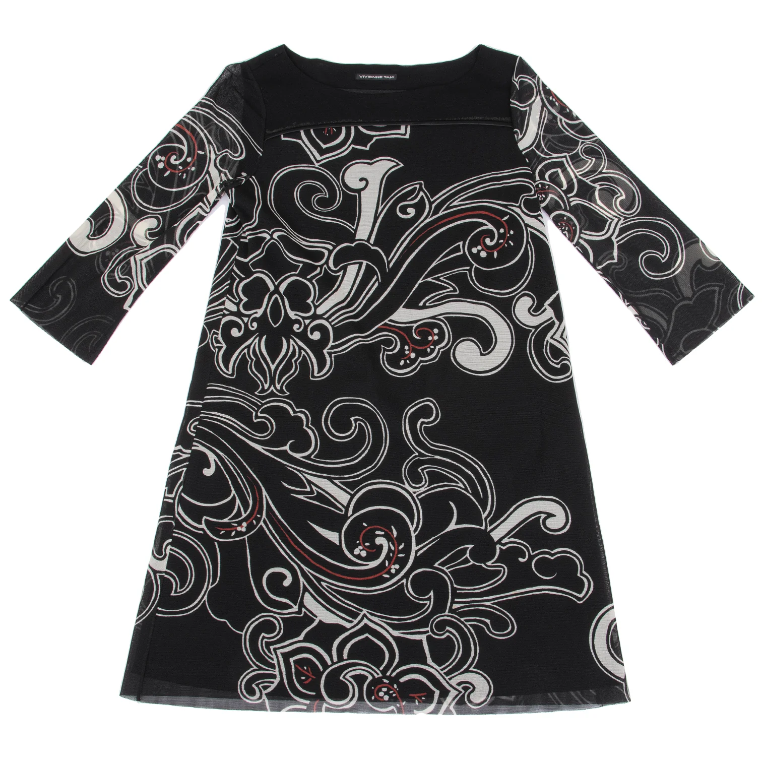VIVIENNE TAM ヴィヴィアンタム　パワーネットワンピース　チュニック0 VIVIENNE TAM ヴィヴィアンタム パワーネットワンピース