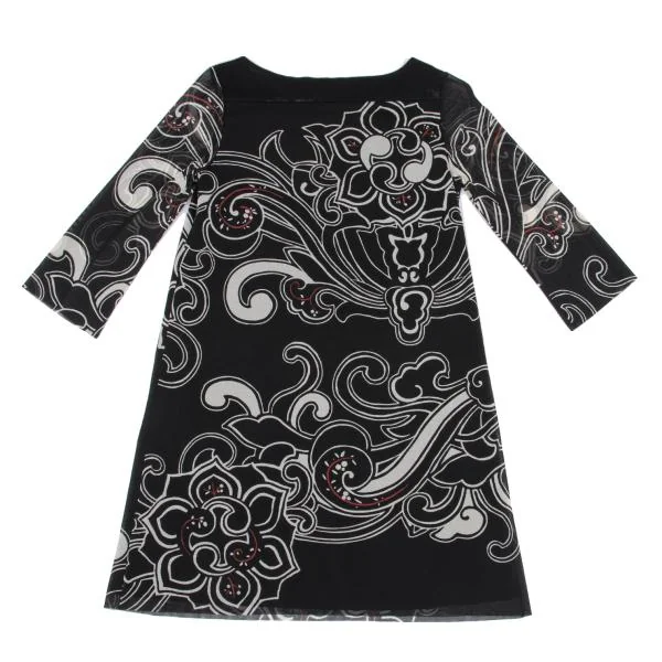 【VIVIENNE TAM】ノースリーブチュニック ヴィヴィアンタムVIVIENNETAM グラフィックプリントパワーネット