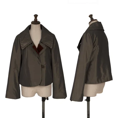VIVIENNETAM Silk Blend Poly Shiny Jacket