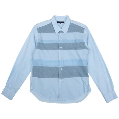 COMME des GARCONS HOMME Cupra Switching Dyed Cotton Shirt