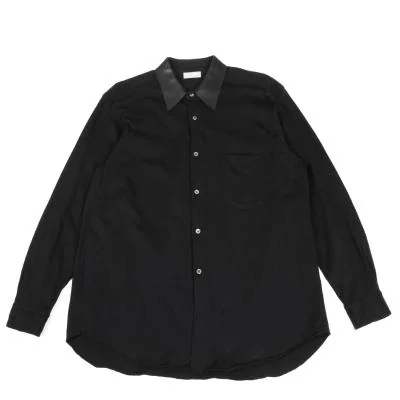 COMME des GARCONS HOMME Leather Collar Shirt