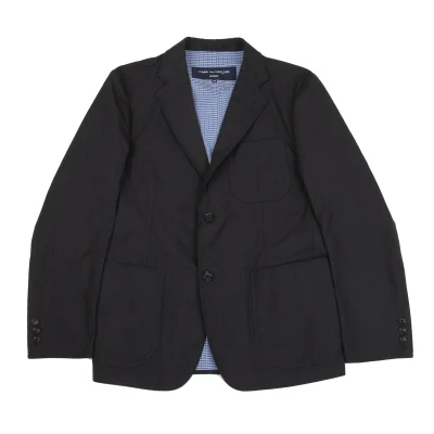 COMME des GARCONS HOMME Check Lining Reversible Piping Jacket