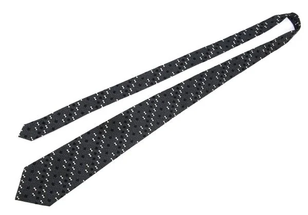 コムデギャルソン オムCOMME des GARCONS HOMME シルクブロック刺繍ネクタイ 紺他 K-158465_002