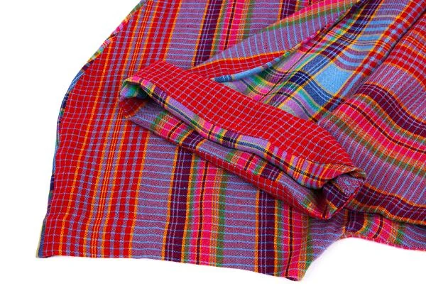 ISSEY MIYAKE HaaT Multi-color Check Striped Dropped Crotch Pants K-158475_007