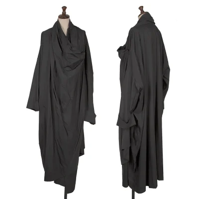 ISSEY MIYAKE Nylon Drape Oversized Coat
