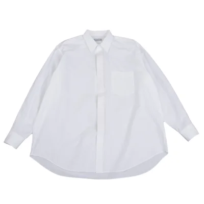 COMME des GARCONS HOMME Inside Placket Velour Cotton Shirt