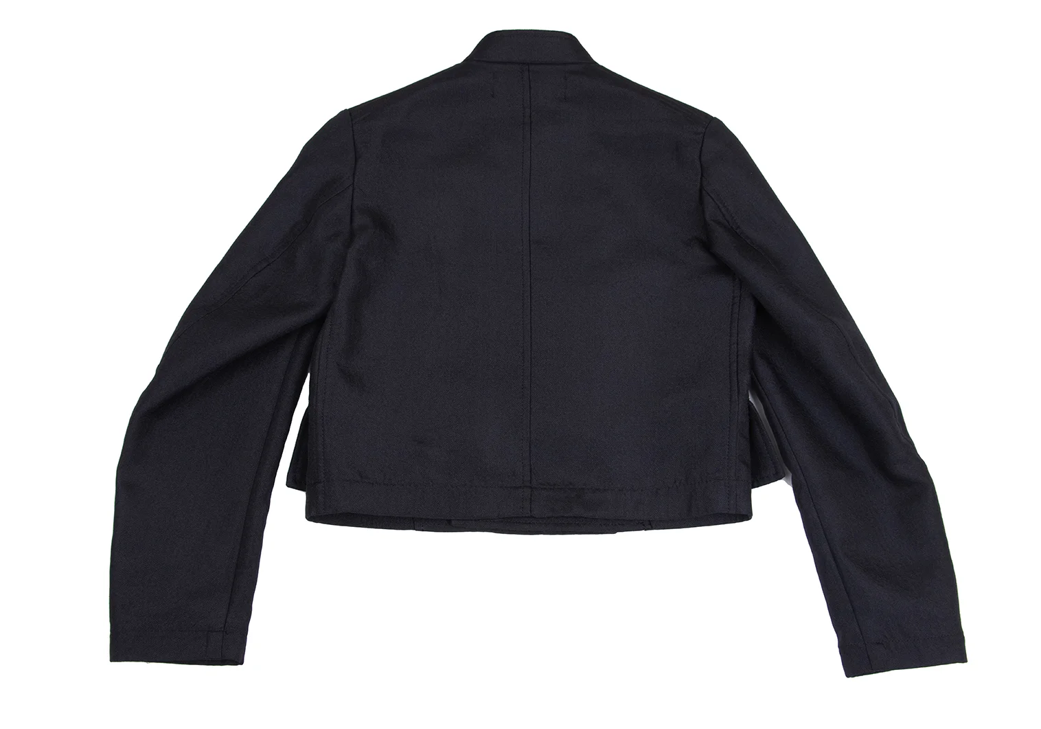 希少90s　tricot トリココムデギャルソン　スタンドカラージャケット　紺色 トリココムデギャルソンtricot COMME des GARCONS チェッカー