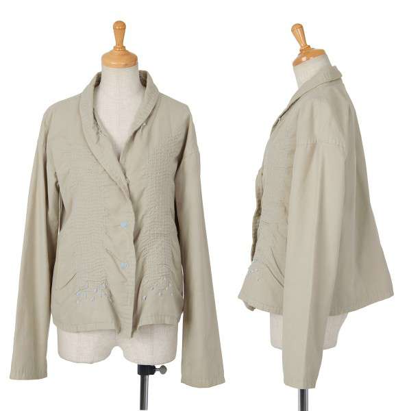 イッセイミヤケハート ISSEY MIYAKE HaaT ステッチ3Bカシミヤ混