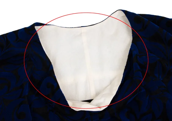 COMME des GARCONS Botanical Flocked Half-wrap Design Top K-158697_005