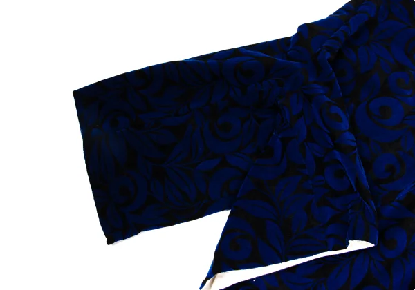 COMME des GARCONS Botanical Flocked Half-wrap Design Top K-158697_008