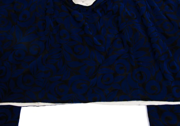 COMME des GARCONS Botanical Flocked Half-wrap Design Top K-158697_011