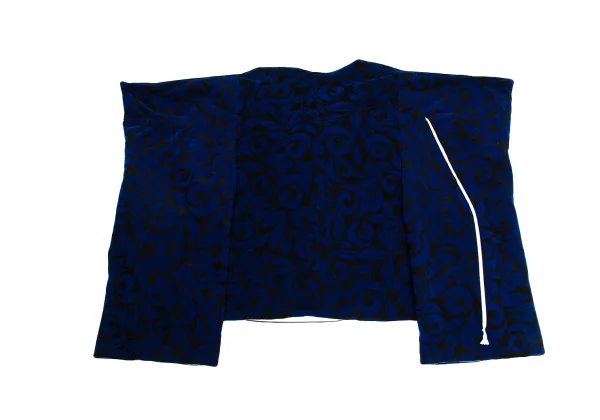 COMME des GARCONS Botanical Flocked Half-wrap Design Top K-158697_013