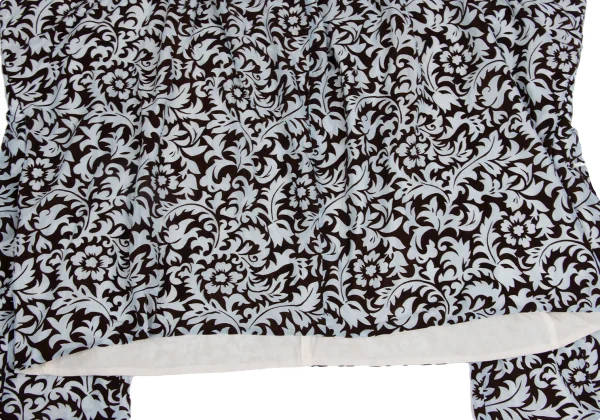 COMME des GARCONS Floral Flocked Half-wrap Design Top K-158698_009