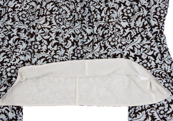 COMME des GARCONS Floral Flocked Half-wrap Design Top K-158698_010