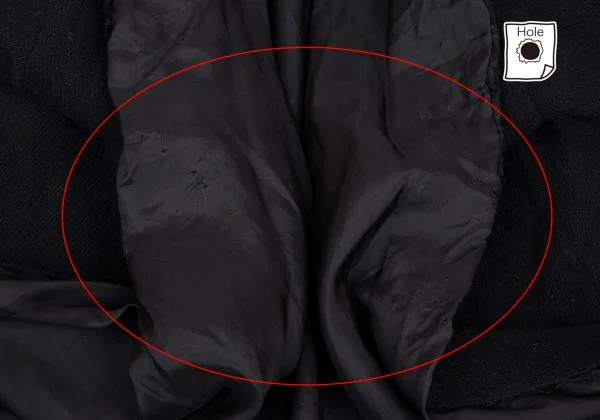 コムデギャルソンCOMME des GARCONS 製品染め貼り合わせウールボタンレスカーディガン 黒M位 K-158706_010