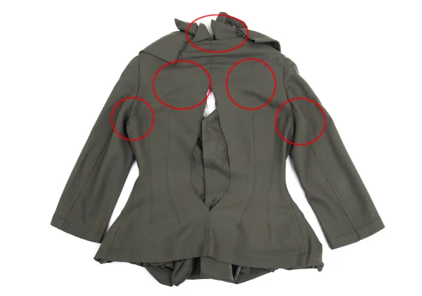 JUNYA WATANABE COMME des GARCONS Cutting Wool Jacket K-158715_014