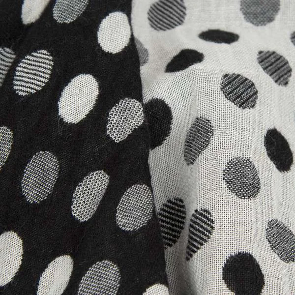 イッセイミヤケハート ISSEY MIYAKE HaaT ドットデザインスカート 黒白