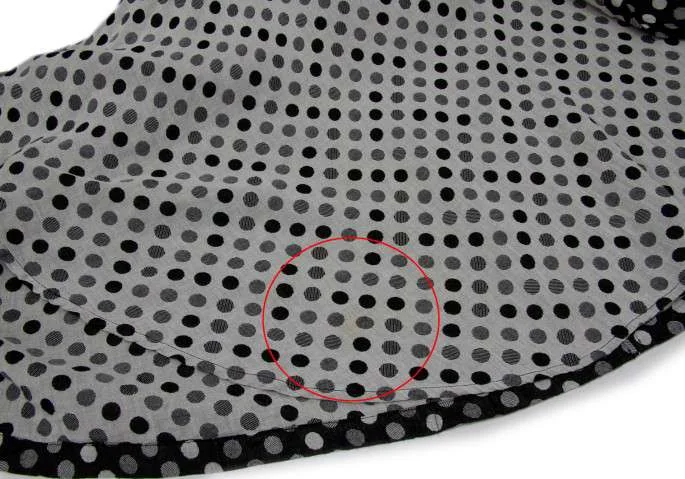 イッセイミヤケハート ISSEY MIYAKE HaaT ドットデザインスカート 黒白