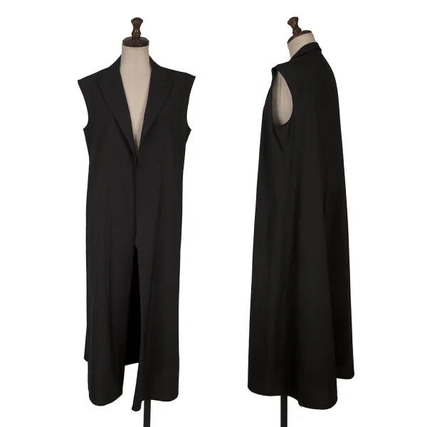 ヨウジヤマモト ノアール (2) フード付きウールジャケット　柔らか生地　黒 COATS(コート)｜YOHJI YAMAMOTOのALL BRAND｜【公式通販】THE