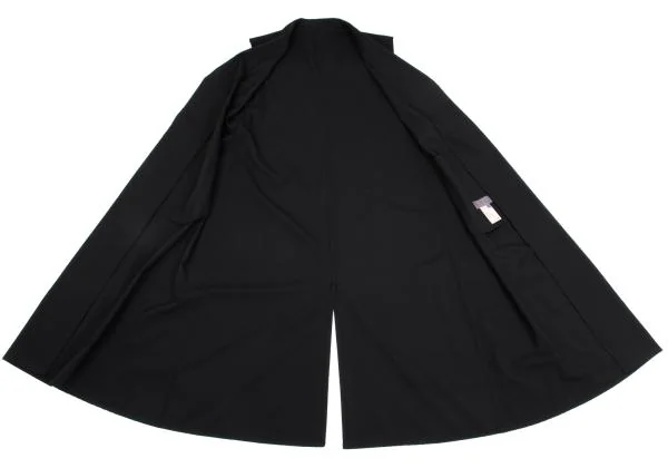 ヨウジヤマモト ノアールYohji Yamamoto NOIR ウールボタンレス
