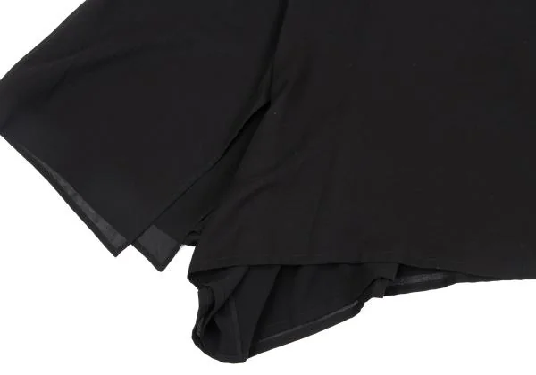Yohji Yamamoto NOIR Silk Layered Cotton Asymmetry Skirt K-158748_012