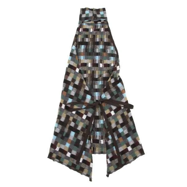 イッセイミヤケハート ISSEY MIYAKE HaaT ブロック柄ウール