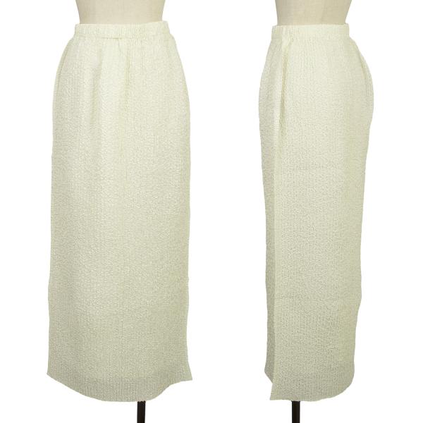 レキップ ヨシエイナバL'EQUIPE YOSHIE INABA シワプリーツAラインスカート オフ9