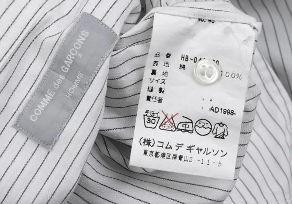 COMME des GARCONS HOMME Stripe Long Sleeve Shirt K-158818_016