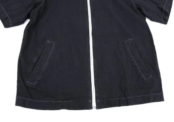 COMME des GARCONS HOMME Dyed Zip Short Sleeve Shirt K-158821_007