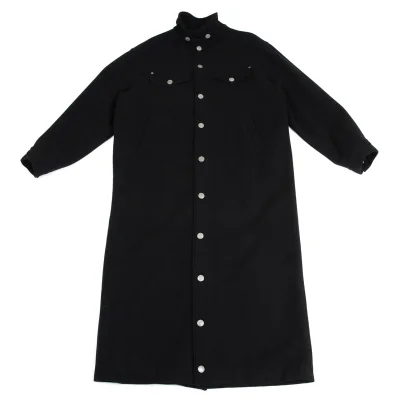 GAULTIER JEAN'S Melton Wool Metal Button Long Coat