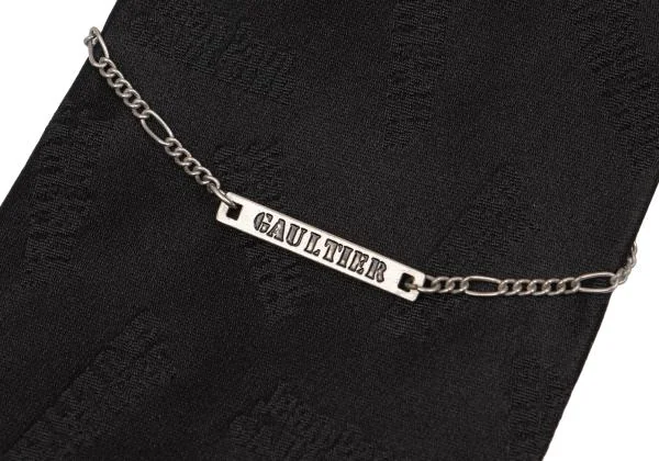 Jean Paul GAULTIER HOMME Floral Logo Embroidered Tie K-158888_006