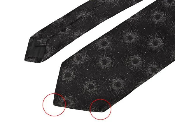 Jean Paul GAULTIER HOMME Dot Emblem Embroidered Tie K-158889_003