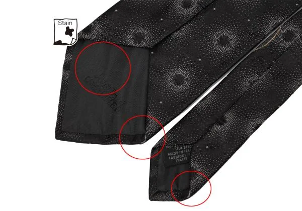 Jean Paul GAULTIER HOMME Dot Emblem Embroidered Tie K-158889_007