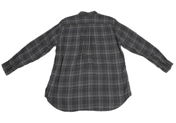 COMME des GARCONS HOMME Checked Wrinkle Long Sleeve Shirt K-159007_010