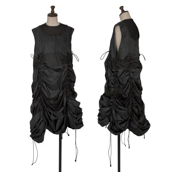 ジュンヤワタナベワンピース ジュンヤワタナベJUNYA WATANABE メッシュ切替パラシュート